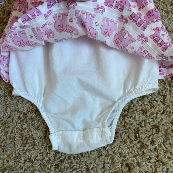 Baby Gap Bodysuit Dress Elephant Dress with Diaper Snaps - Picture 5 of 11